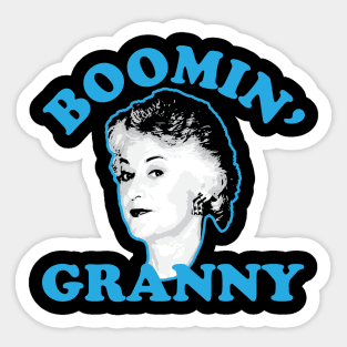 Boomin’ Granny Sticker